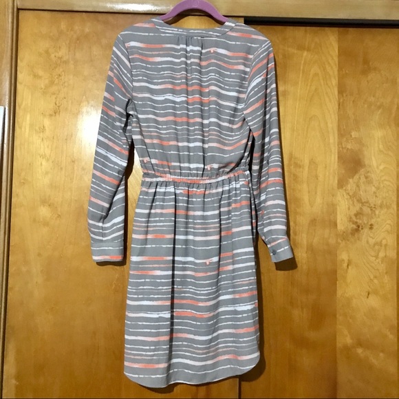 Apt 9 Gray & Peach Dress - Picture 2 of 3